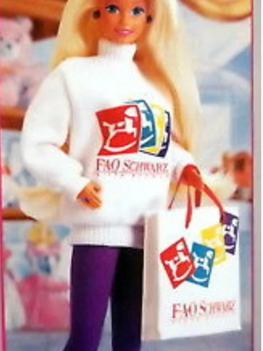 Mattel Barbie Doll 1994 NRFB 12749 FAO Schwarz Shopping Spree